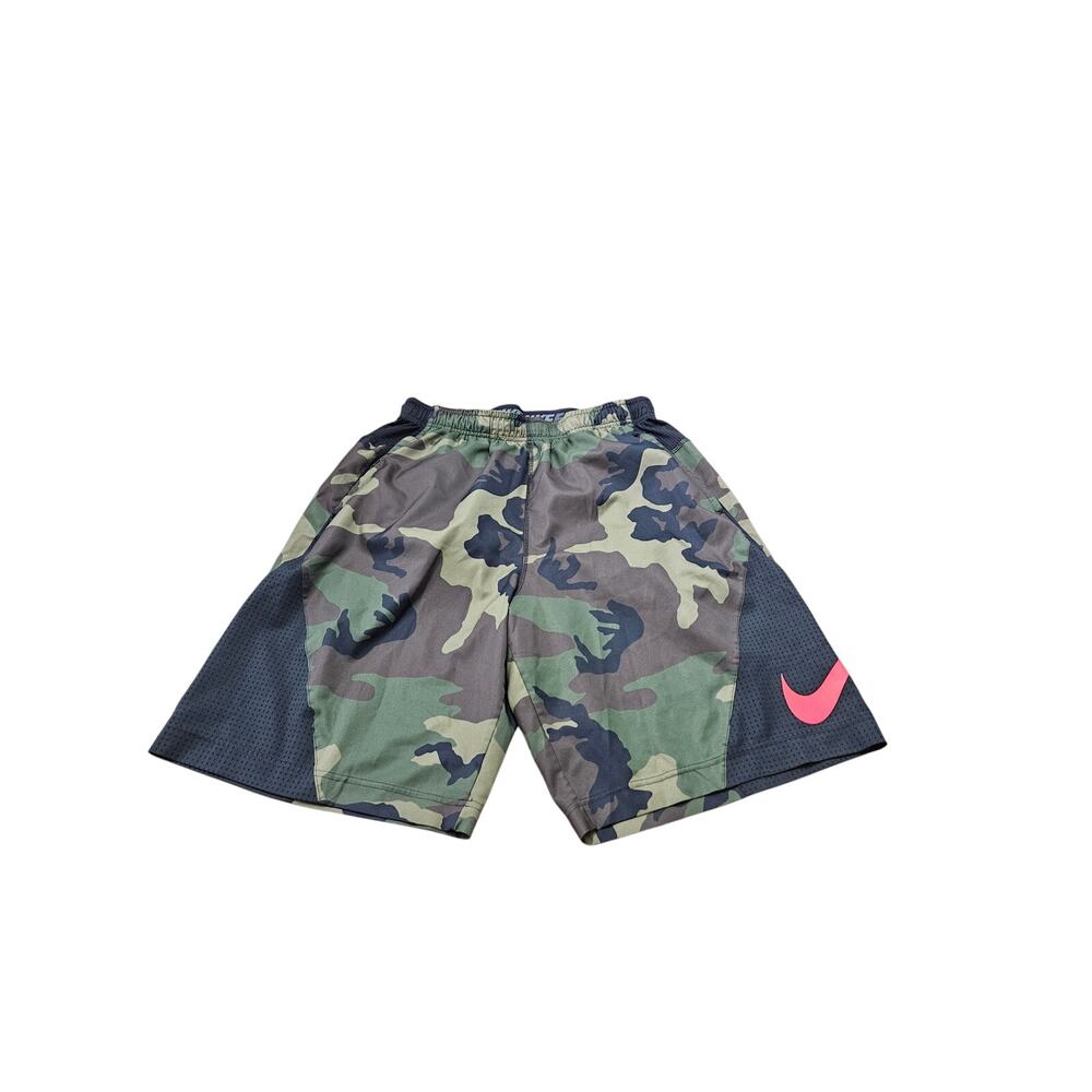 Nike Fly XL 4.0 Dri-FIT Camo Training Shorts Bright Crimson Swoosh Men L